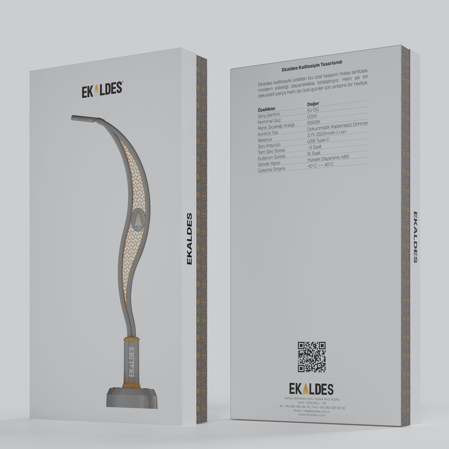 Gri Masa Lambası - EAD302