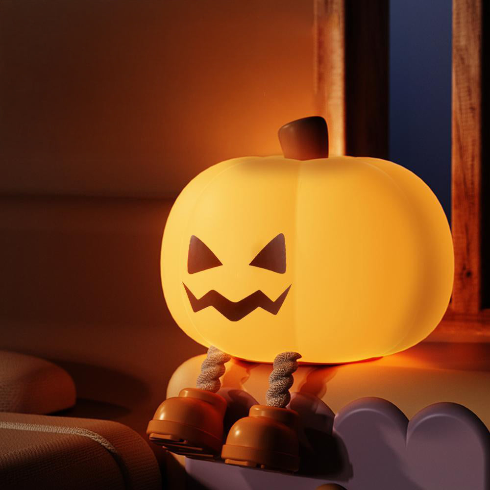 3 Kademeli Silikon Balkabağı 5mAh Gece Lambası