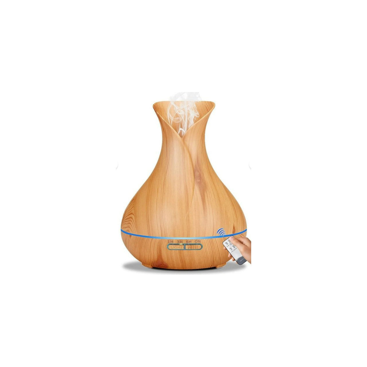 550ml Ahşap Görünümlü Ultrasonik Aromaterapi Hava Nemlendirici