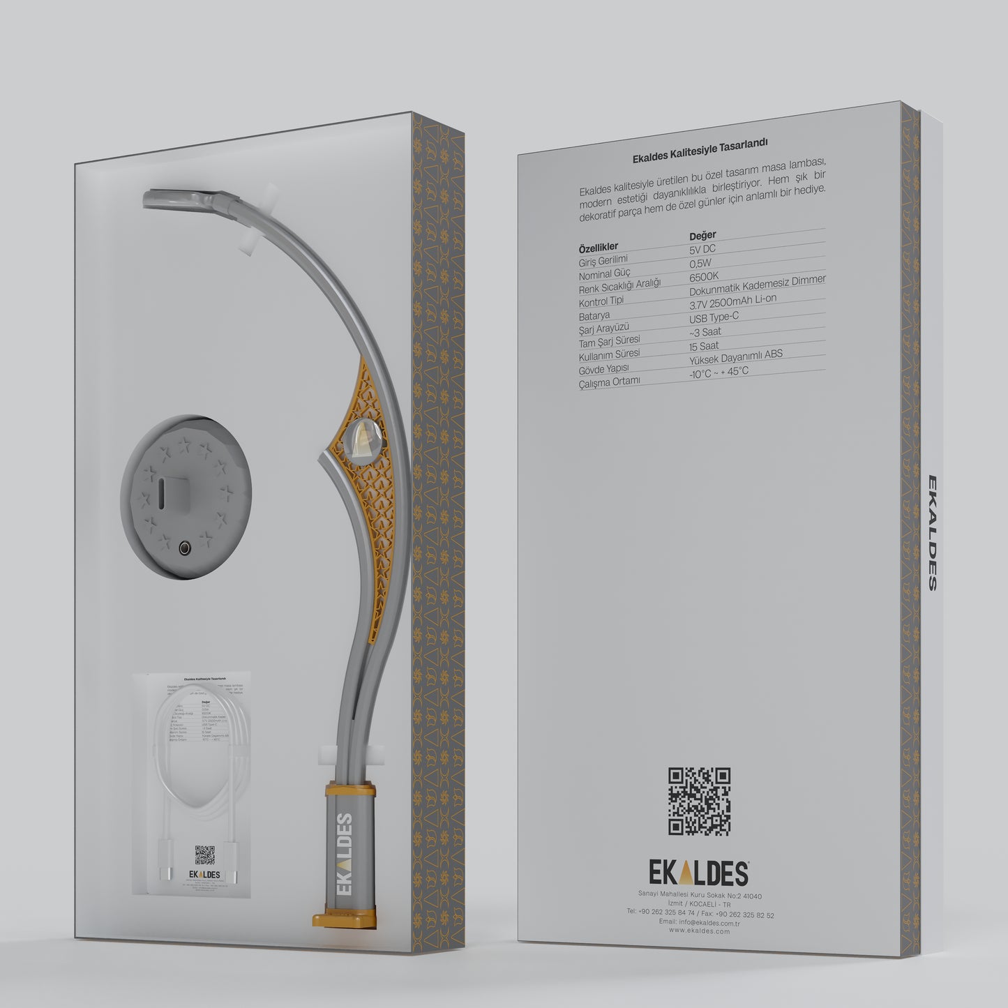 Gri Masa Lambası - EAD1101