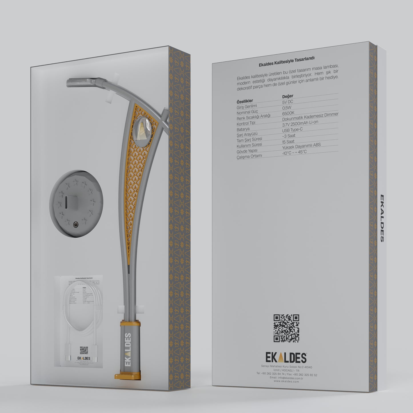 Gri Masa Lambası - EAD1301