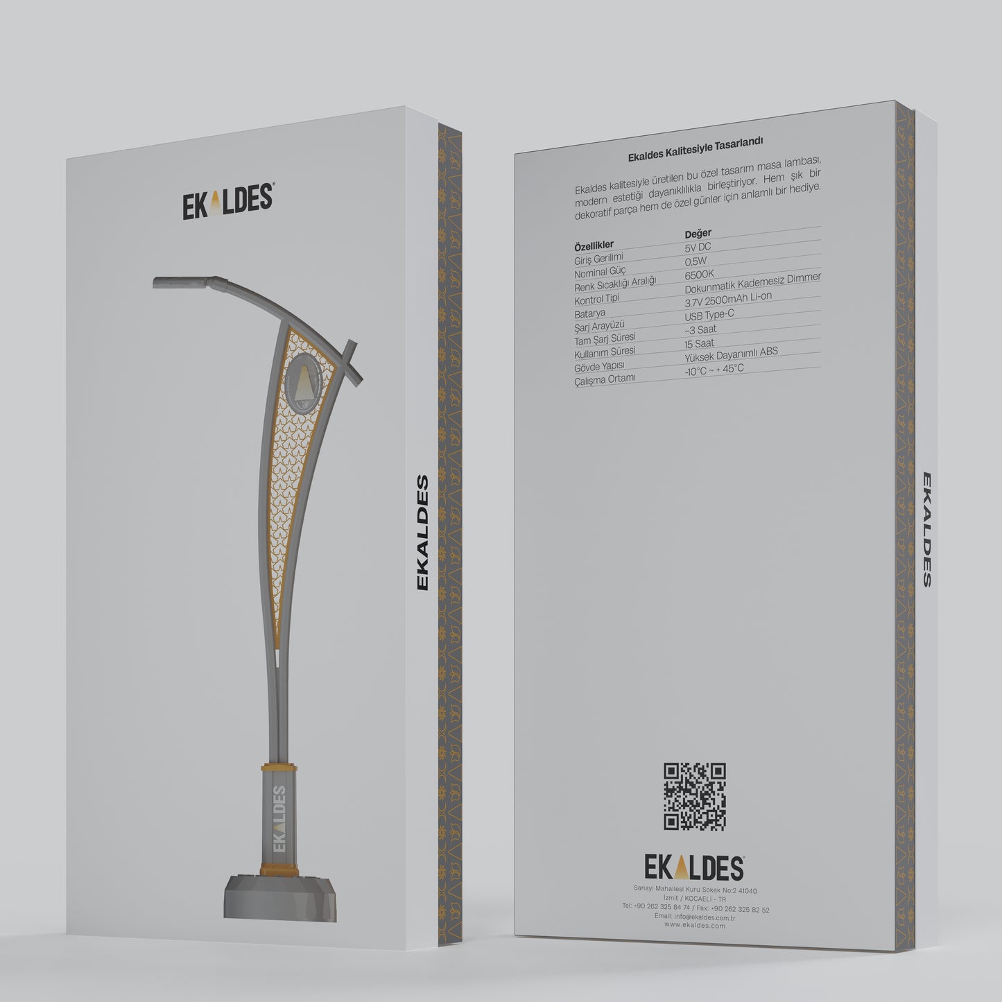Gri Masa Lambası - EAD1301
