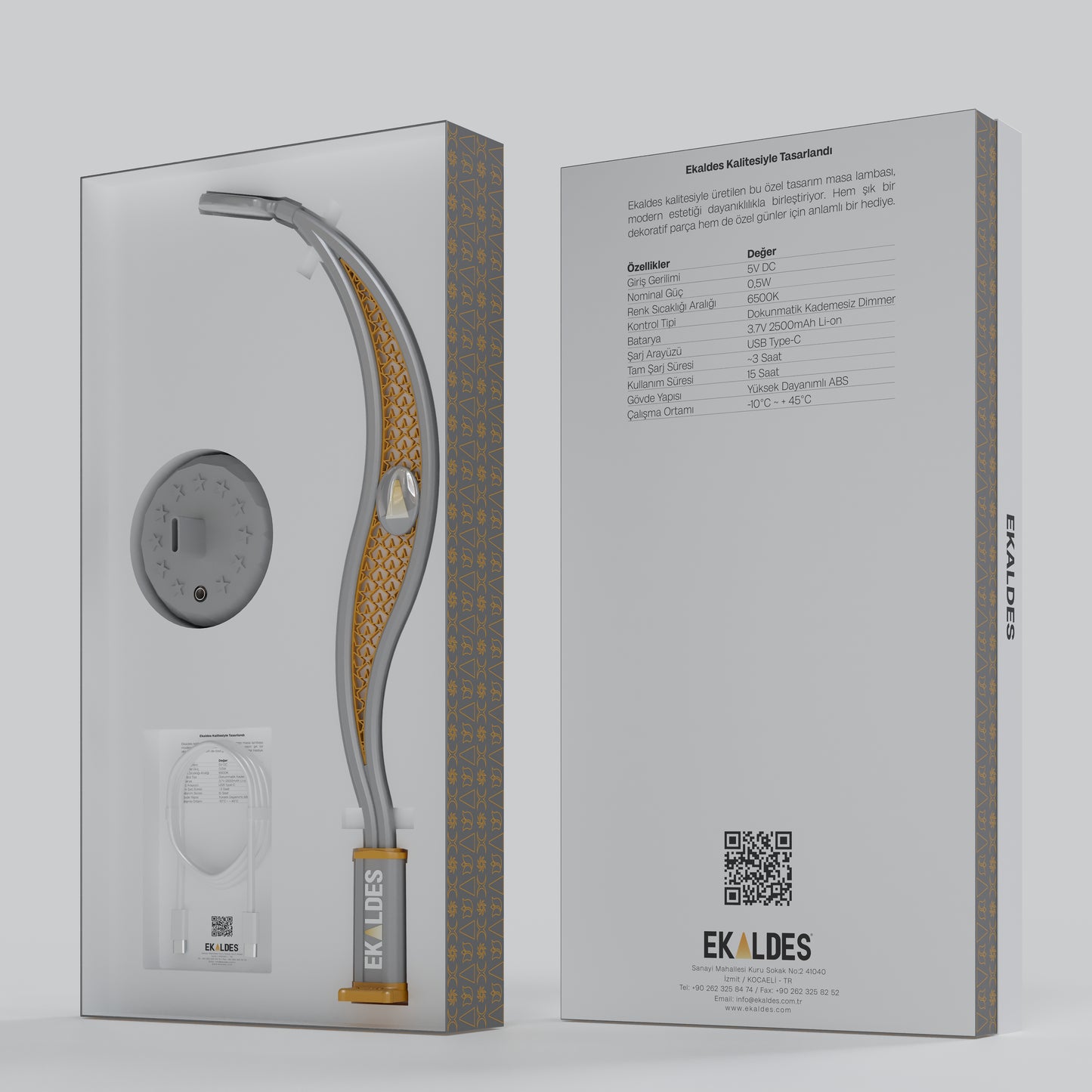 Gri Masa Lambası - EAD302