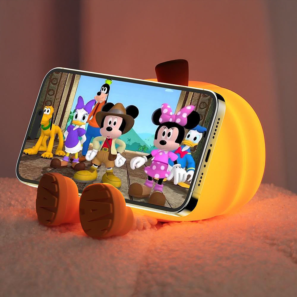 3 Kademeli Silikon Balkabağı 5mAh Gece Lambası