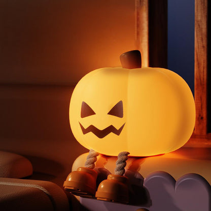 3 Kademeli Silikon Balkabağı 5mAh Gece Lambası