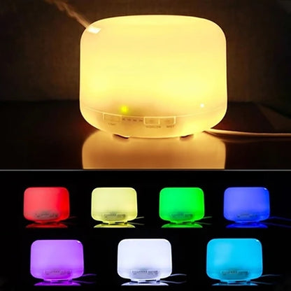 500ml Kapasiteli 7 Renk LED Işıklı Ultrasonik Hava Nemlendirici