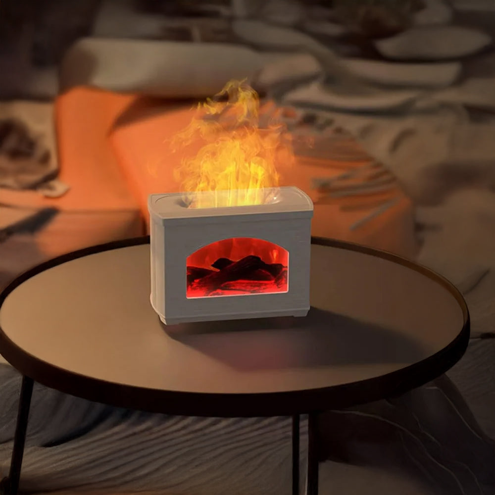 270ml Alev Efektli Ultrasonik Aromaterapi Hava Nemlendirici