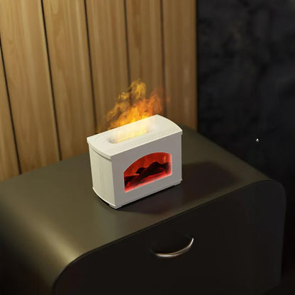 270ml Alev Efektli Ultrasonik Aromaterapi Hava Nemlendirici