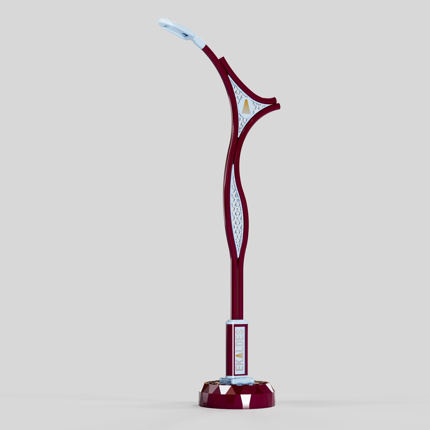 Dekoratif Masa Lambası (Bordo-Mavi)